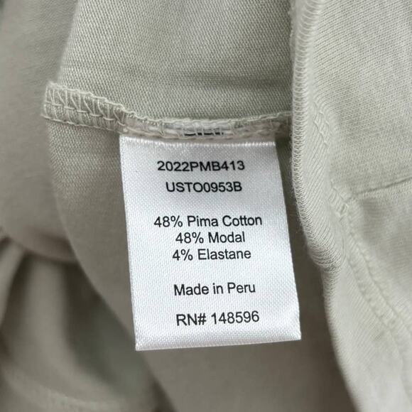 Universal Standard Mineral Gray Close Fit Turtleneck Top - Picture 11 of 12